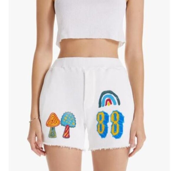 MOTHER Jeans The Quickie Roller Short Fray Sunshiney Day Sz S - Picture 2 of 14